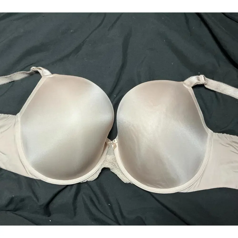 44D Blush Beige Push-up Bra underwire